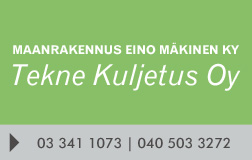 Maanrakennus Eino Mäkinen Ky / Tekne Kuljetus Oy logo